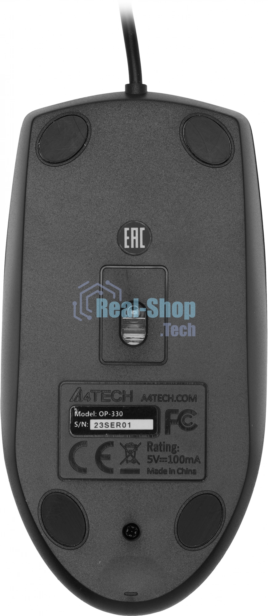 Комплект клавиатура+мышь A4Tech KR-3330 проводной, USB, 1200 DPI, чёрный