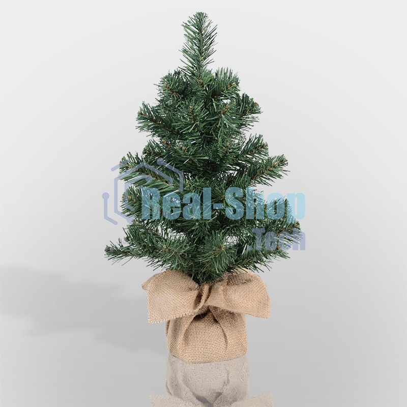 Елочка Neon-night 45 см в плетеном мешочке, ПВХ