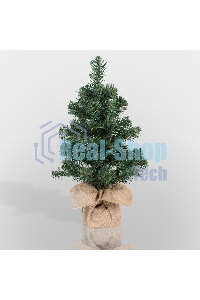 Елочка Neon-night 45 см в плетеном мешочке, ПВХ