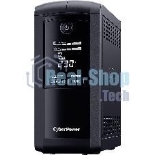 Источник бесперебойного питания UPS CyberPower VP1000ELCD Line-Interactive 1000VA/550W USB/RS-232/RJ11/45 (4 EURO)