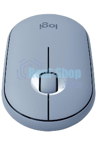 Мышь беспроводная Logitech Pebble M350 серый, 1000 dpi, радиоканал, Bluetooth, USB, кнопки - 3