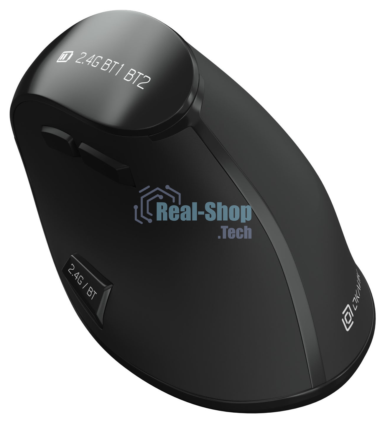 Мышь беспроводная Oklick 990MW черный, 2400 dpi, радиоканал, Bluetooth, USB, кнопки - 9