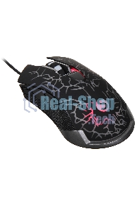 Мышь проводная SunWind SW-M705G черный, 3600 dpi, USB, кнопки - 6