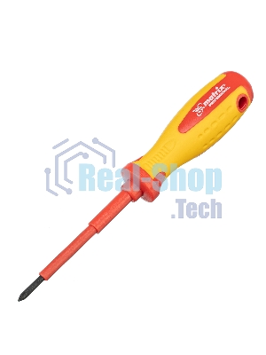 Отвертка Matrix Insulated, PH0 x 75 мм, CrMo, до 1000 В, двухкомп. рукоятка