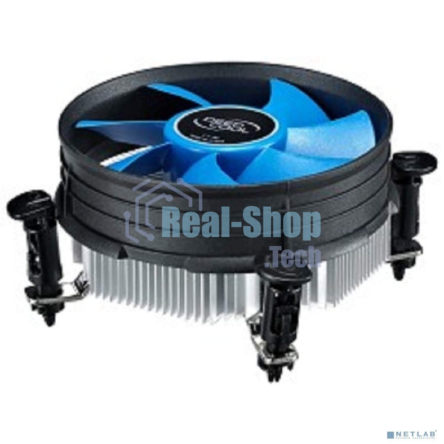 Кулер для процессора DEEPCOOL THETA 9 PWM черный/синий, 92 мм, алюминий, 3200 об/мин, 41.3 дБ, 4 pin, 95 Вт, 46.5 мм