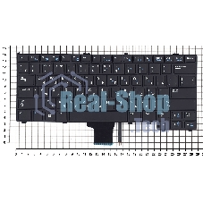 Клавиатура для ноутбука Dell Latitude E7420 черная с подсветкой без указателя
