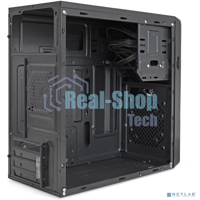 Компьютерный корпус Minitower ExeGate EX286438RUS BA-309U2-350W-8 (mATX, БП AA350 с вент. 8см, 1*USB+2*USB 3.0, HD аудио, черный)