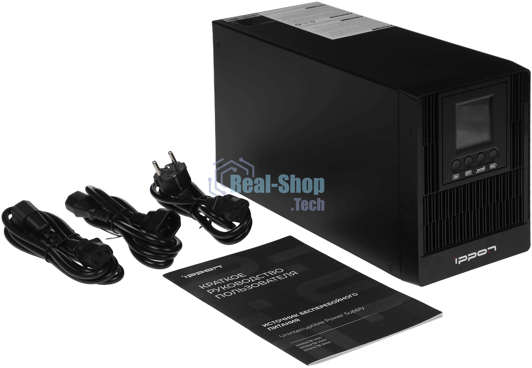 Источник бесперебойного питания Ippon Innova Tb 1000 900Вт 1000ВА черный