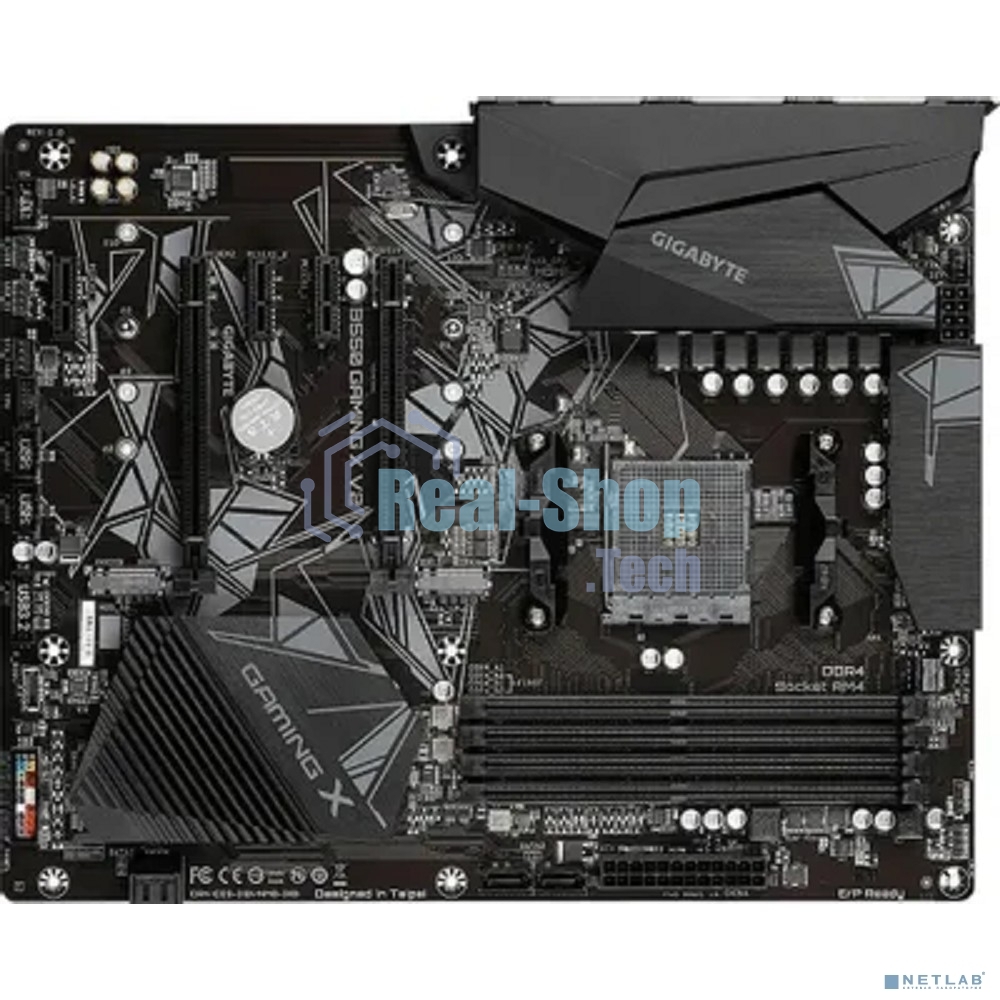 Материнская плата Gigabyte B550 GAMING X V2, AM4, AMD B550, 4xDDR4, 4xSATA, 2xM.2, 1xPCI-E 4.0 x16, 1xPCI-E 3.0 x2, 1xHDMI, 1xDVI-D, 1x 1Gb LAN, 1xUSB 3.2 Gen 2, 3xUSB 3.2 Gen 1, 2xUSB 2.0, 3x3.5 мм, 7.1, Standard-ATX