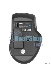 Мышь беспроводная Acer OMR170 черный, 1600 dpi, радиоканал, Bluetooth, USB, кнопки - 6