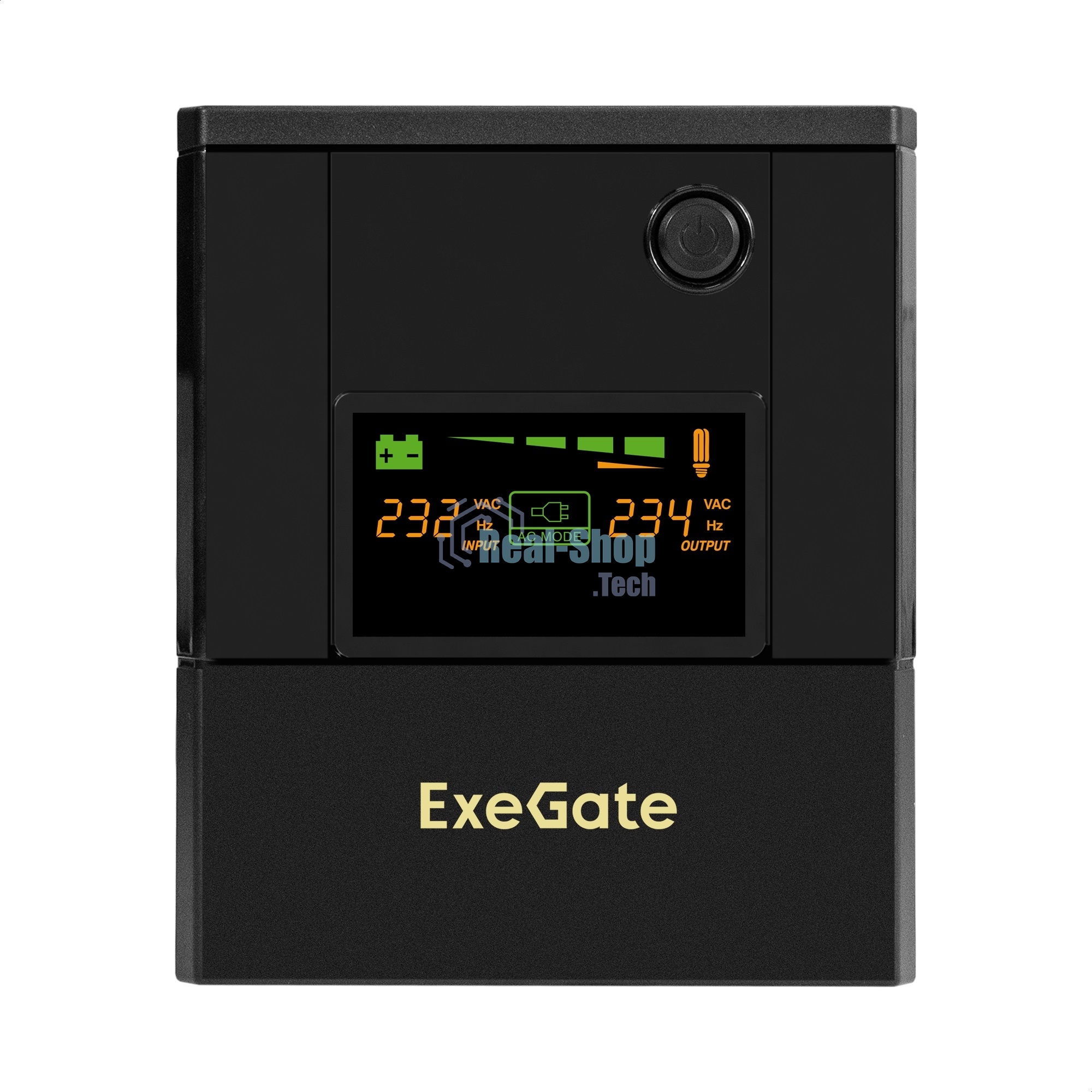Источник бесперебойного питания ExeGate SpecialPro Smart LLB-1000.LCD.AVR.8C13 (1000VA/700W, LCD, 8*C13, батарея 12V 7.2Ah - 2 шт., металлический корпус, Black)