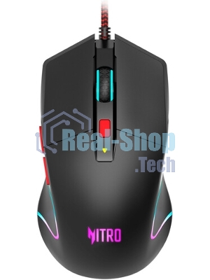 Мышь проводная Acer Nitro OMW301 черный, 7200 dpi, USB, кнопки - 6