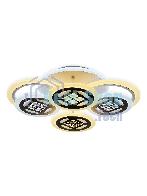 Светильник Ambrella light FA2951/6 WH белый 4200K/3000K+6400K/6400K+3000K 125W 550*405*150 (ПДУ ИК)