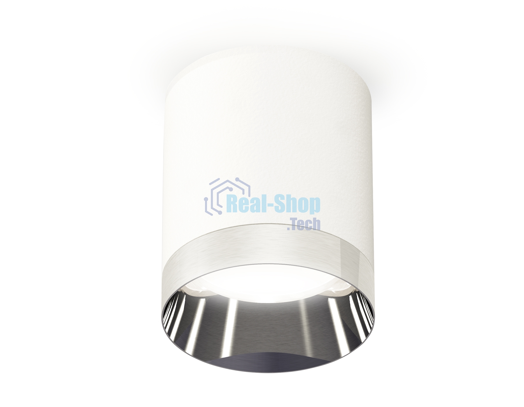 Светильник Ambrella Light XS6301022 SWH/PSL белый песок/серебро полироанное MR16 GU5.3 (C6301, N6132)