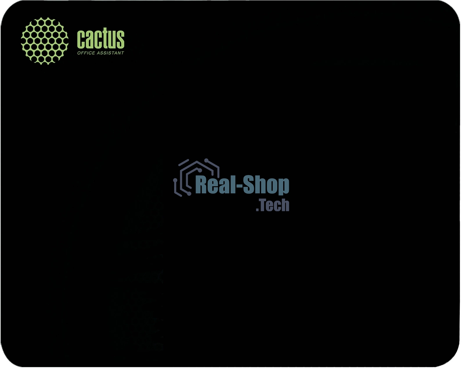 Коврик для мыши Cactus черный 300x250x2мм (CS-MPC-P01M)