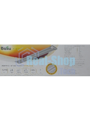 Обогреватель инфракрасный Ballu BIH-APL-0.8-M серый, 800 Вт, 16 м2