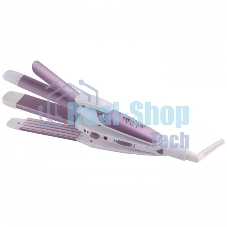 Щипцы для волос Delta LUX DL-0632 белый с сиреневым, КЕРАМИЧЕСКОЕ покрытие, 3в1, d 32мм (24) Щипцы для волос Delta LUX DL-0632 белый с сиреневым, КЕРАМИЧЕСКОЕ покрытие, 3в1, d 32мм (24)