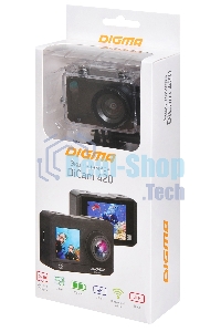 Экшн-камера Digma DiCam 420 черный