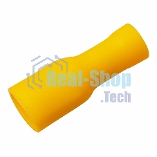 Клемма плоская Rexant полностью изолированная гнездо 6.6 мм 4-6 мм² (РППи-м 6.0-(6.3))