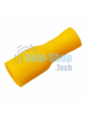 Клемма плоская Rexant полностью изолированная гнездо 6.6 мм 4-6 мм² (РППи-м 6.0-(6.3))