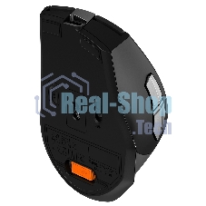 Мышь беспроводная A4Tech Fstyler FB35C серый/черный, 2000 dpi, радиоканал, Bluetooth, USB, кнопки - 6