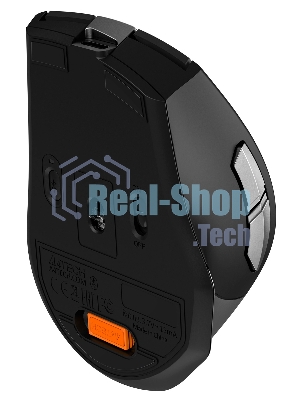 Мышь беспроводная A4Tech Fstyler FB35C серый/черный, 2000 dpi, радиоканал, Bluetooth, USB, кнопки - 6