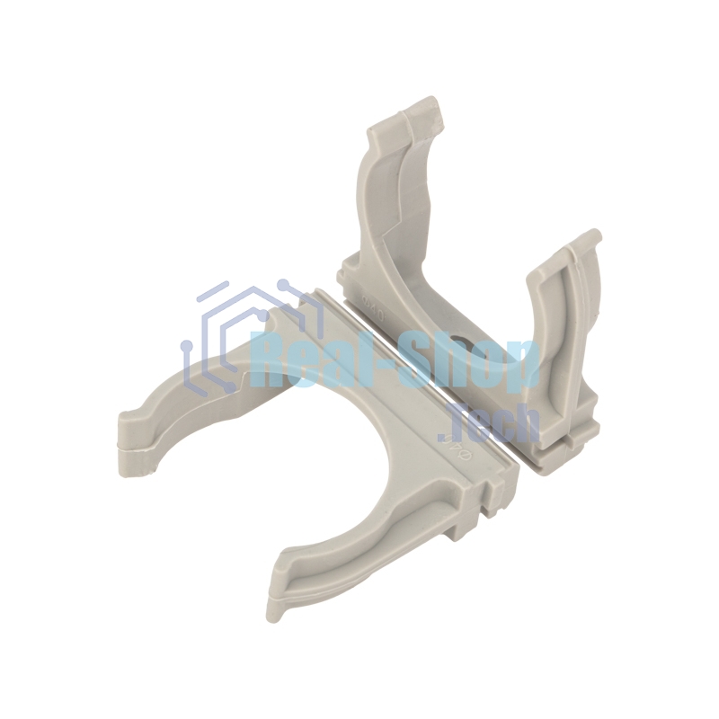 Крепеж-клипса Rexant для трубы ø 40 мм серая (5 шт./уп.)