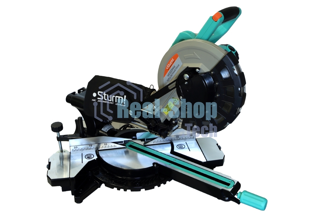 Пила торцовочная Sturm! MS5525WM, 2300 Вт, диск 255 мм, 3200/4500 об/мин, РЕЗКА МЕТАЛЛА, протяг