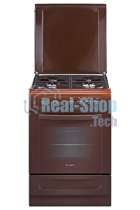 Плита газовая Gefest ПГ 6100-03 0001 коричневый, конфорок 4 шт, духовка 52 л, 60 см x 85 см x 60 см