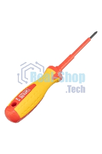 Отвертка Matrix Insulated, PH0 x 75 мм, CrMo, до 1000 В, двухкомп. рукоятка