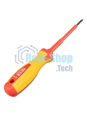 Отвертка Matrix Insulated, PH0 x 75 мм, CrMo, до 1000 В, двухкомп. рукоятка