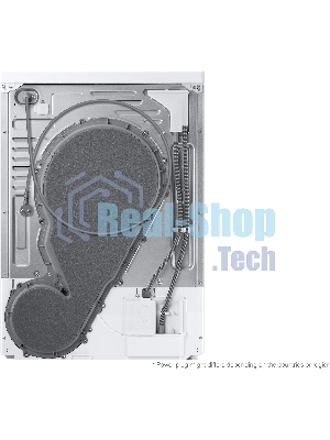 Сушильная машина Samsung DV90T5240AW/LP белый, 9 кг, сушка - тепловой насос, программ - 14, 60 x 85 x 65 см