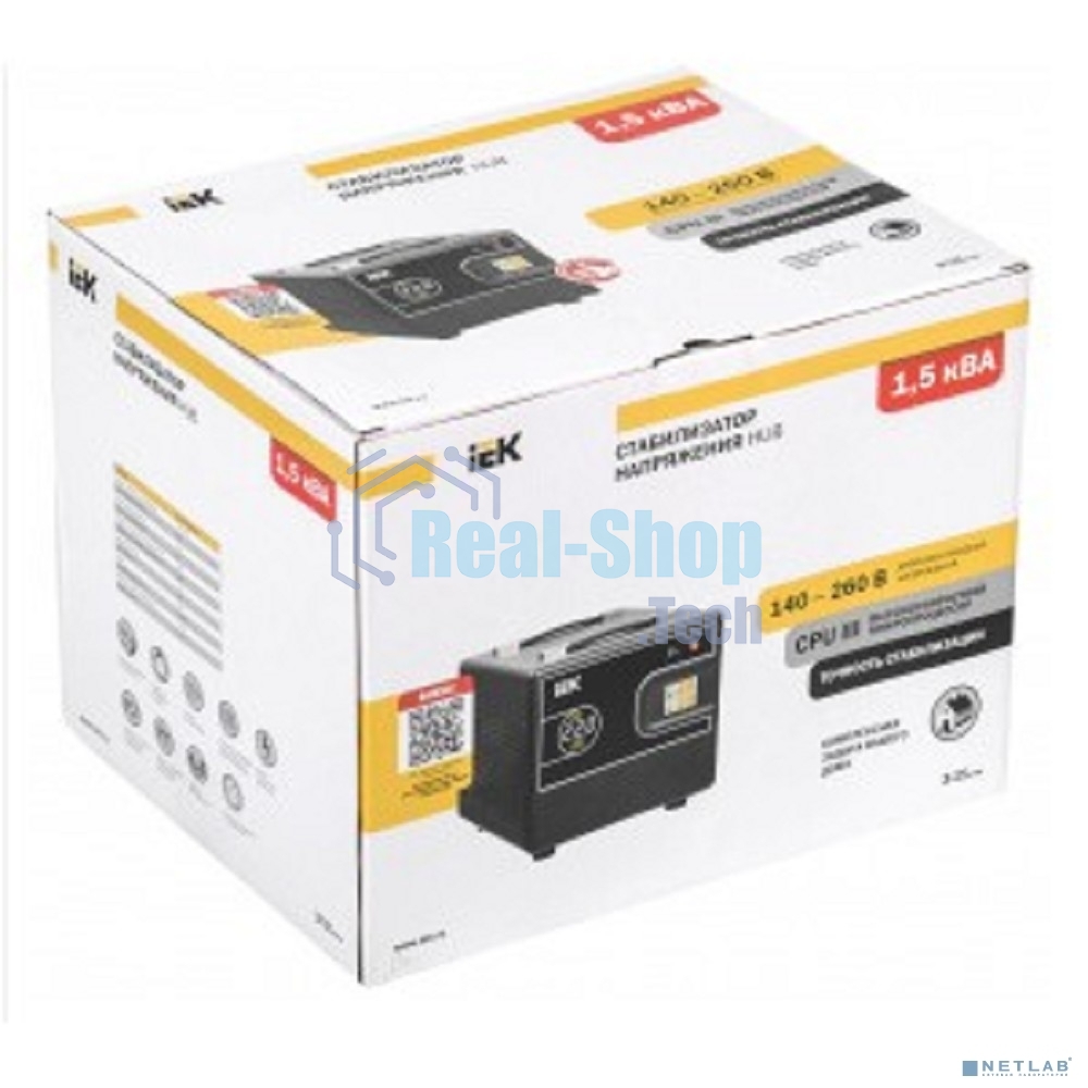 Стабилизатор напряжения переносной Iek IVS21-1-D15-13 HUB 1,5кВА