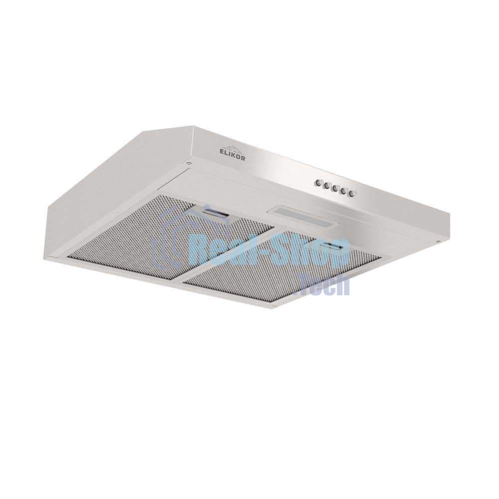 Вытяжка подвесная Elikor ECO XS 50 серебристая, 49.5 см, 400 куб. м/ч, 55 дБ