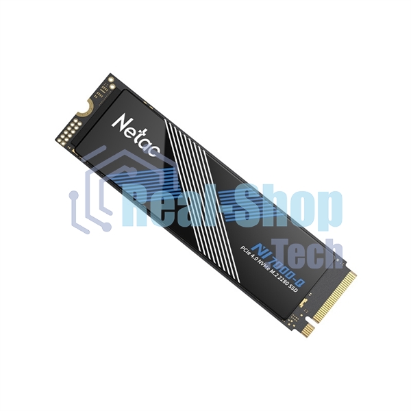 Накопитель SSD Netac NV7000-Q, 4Tb, M.2 2280, PCIe 4.0 x4, NVMe, R/W 7100/6200, с радиатором