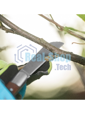 Нож садовый складной Palisad прямое лезвие, 173 мм, деревянная рукоятка