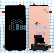 Дисплей для OnePlus 8T/9R/Realme X7 Pro (RMX2121) черный