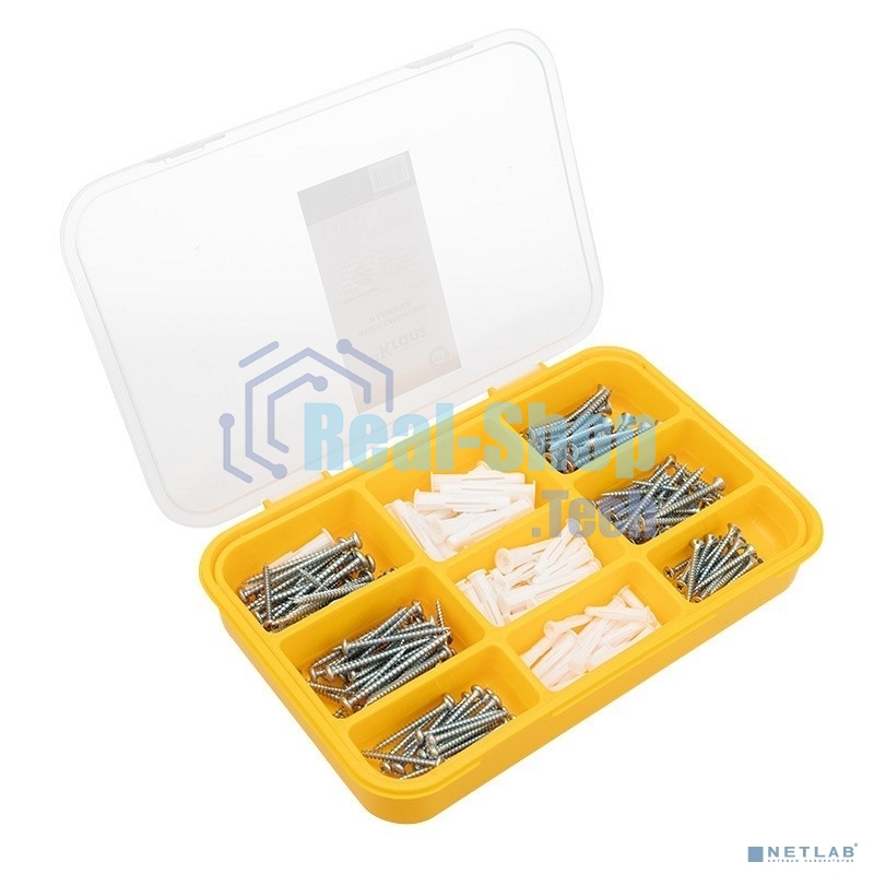 Набор саморезов и дюбелей Kranz 260 шт.