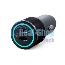 Автомобильное зарядное устройство c двумя портами Rexant (USB-C + USB-С) c LED-подсветкой, 75Вт