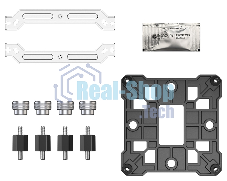 Кулер для процессора ID-COOLING SE-214-XT V2 ARGB LGA1851/1700/1200/115X/AM5/AM4 (16шт/кор, TDP 200W, PWM, 4 тепл.трубки прямого контакта, FAN 120мм, Addressable RGB LED) RET