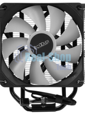 Кулер PCCooler Paladin EX400S черный 120мм алюминий+медь 1800rpm 28.6db 4-pin 180W 157мм