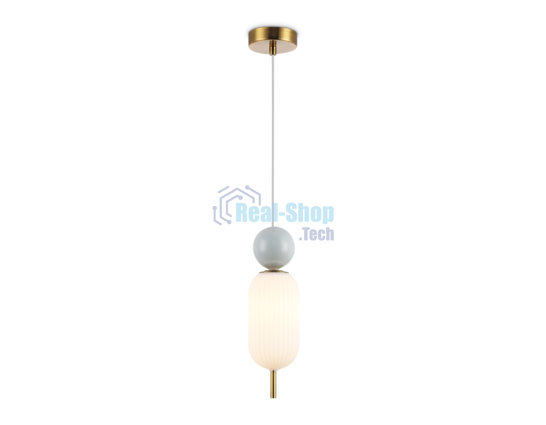 Светильник Ambrella light LH53101 BS/GR/FR латунь/серый/белый матовый G9 max 28W D100*330