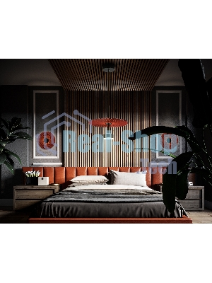 Светильник Ambrella light LH72613 BK/RD черный/красный 6W 3000K D300*260-1770