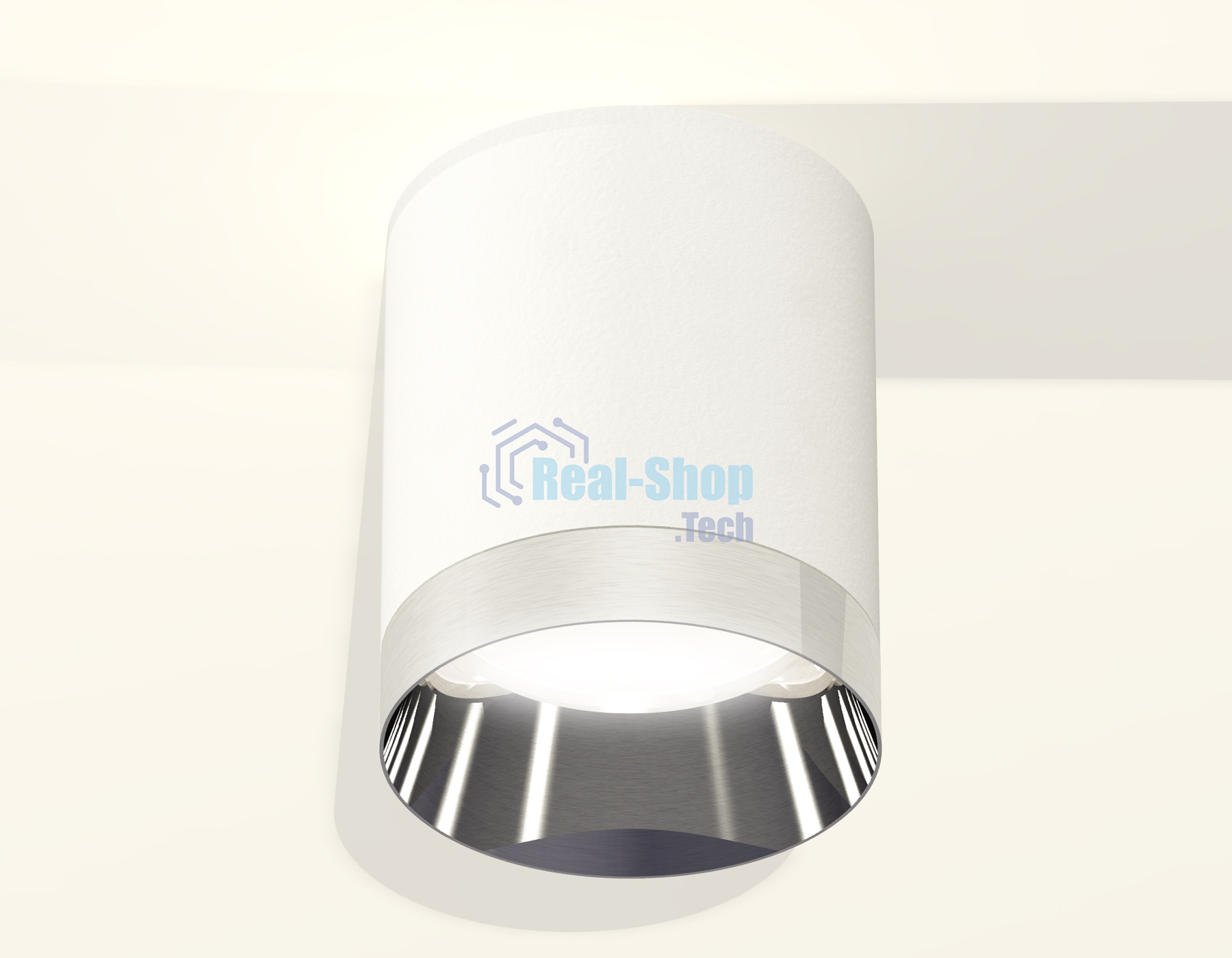 Светильник Ambrella Light XS6301022 SWH/PSL белый песок/серебро полироанное MR16 GU5.3 (C6301, N6132)