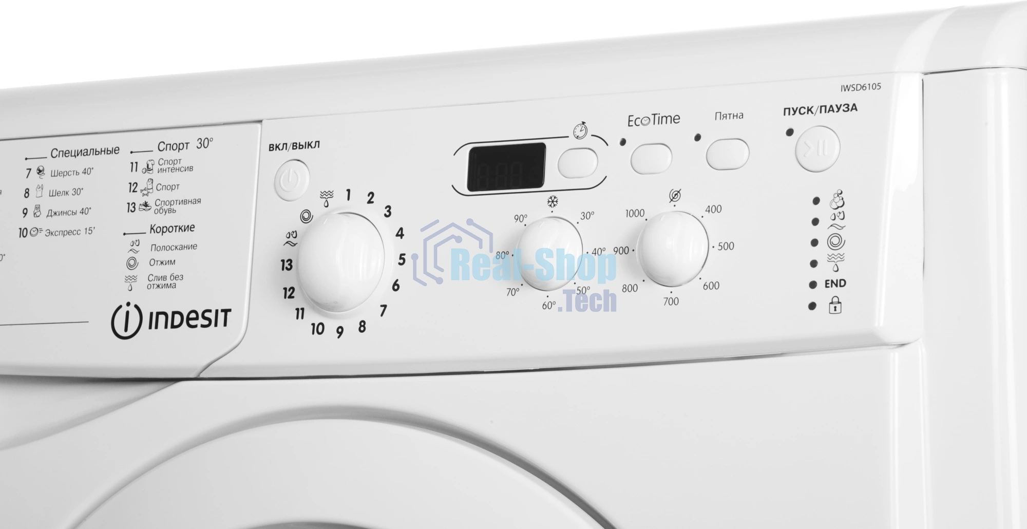 Стиральная машина Indesit IWSD6105 (CIS) L(R) белый, загр. фронтальная макс.: 6 кг 1000 об/мин класс: А