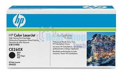 Картридж лазерный HP CE260X черный для CLJ CP4525 17000 стр.