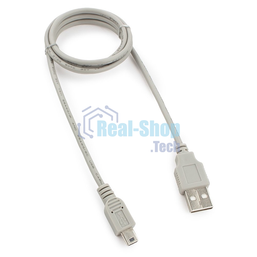 Кабель Gembird CC-USB2-AM5P-3 USB 2.0 кабель для соед. 0.9м  А-miniB (5 pin) , пакет 