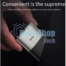 Внешний SSD Netac Z9, 1TB, USB 3.2 Gen 2 Type-C, R/W 550/480, черный