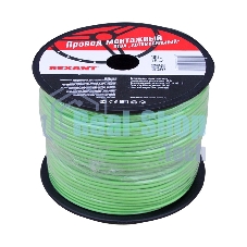 Провод ПГВА Rexant 1х1.50 мм², зеленый, бухта 100 м