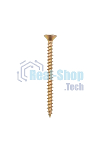 Саморез универсальный Kranz 5х60, желтый цинк, короб (100 шт./уп.)